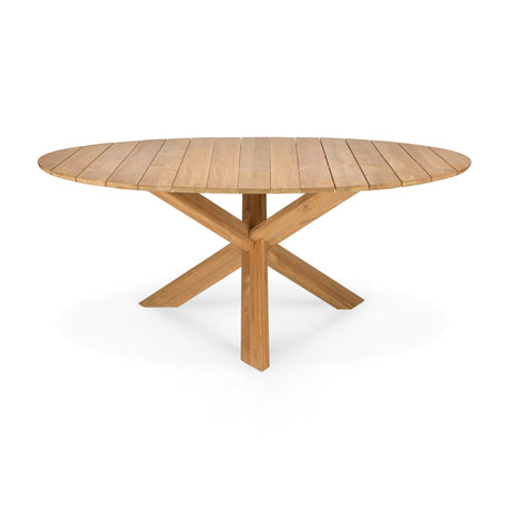 Circle Gartentisch - Teak - rund - 163 x 163 x 76 cm - ZEN ZONE