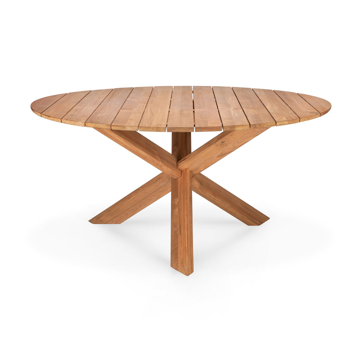 Circle Gartentisch - Teak - rund - 136 x 136 x 76 cm - ZEN ZONE