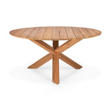 Circle Gartentisch - Teak - rund - 136 x 136 x 76 cm - ZEN ZONE