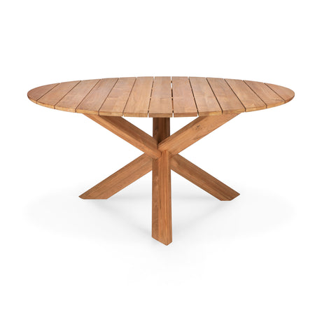 Circle Gartentisch - Teak - rund - 136 x 136 x 76 cm - ZEN ZONE