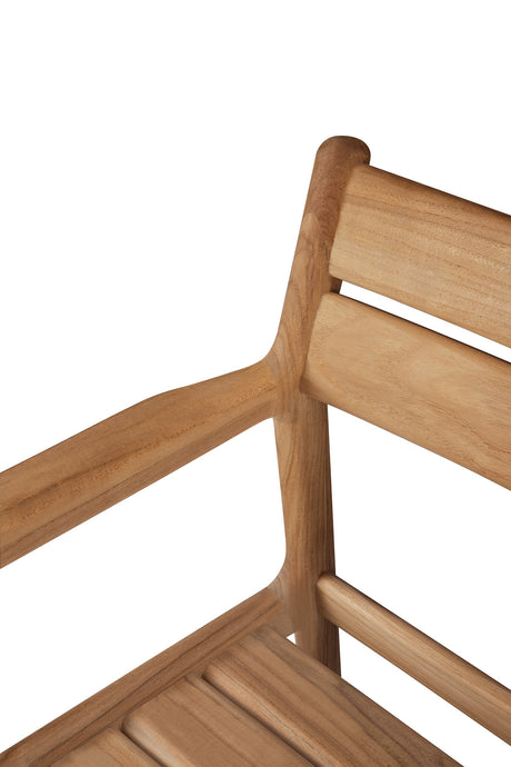 Jack Gartenstuhlgestell - Teak - mit Armlehnen - 56 x 60 x 81 cm - ZEN ZONE Furniture