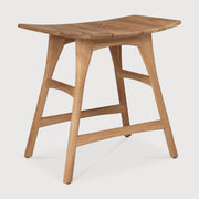 Osso Gartenhockergestell - Teak - 50 x 33 x 49 cm - ZEN ZONE Furniture