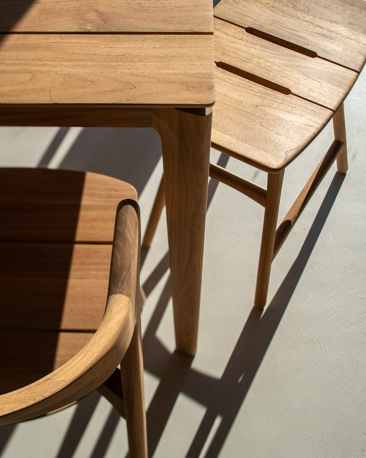 Bok Gartentisch - Teak - quadratisch - 80 x 80 x 76 cm - ZEN ZONE
