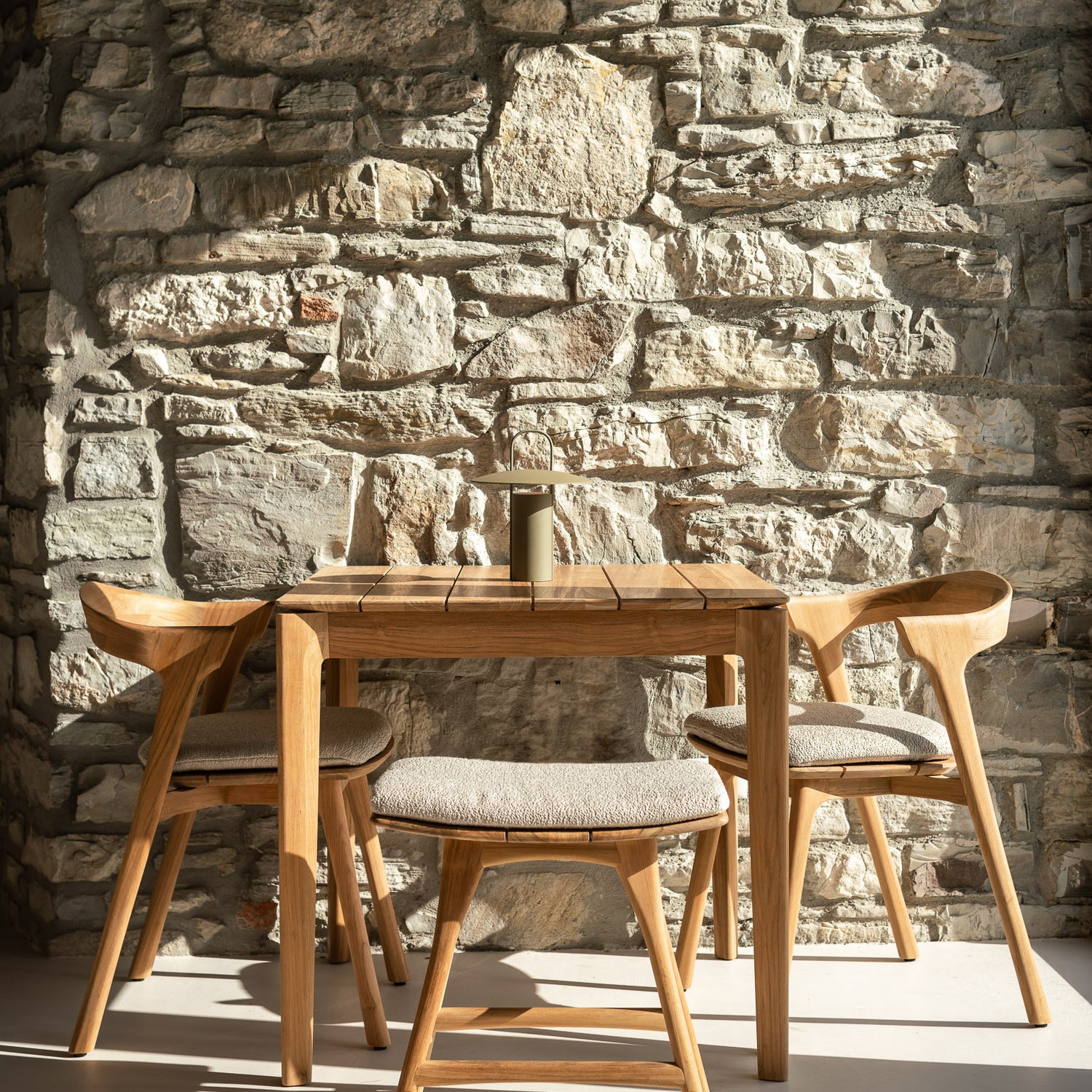 Bok Gartentisch - Teak - quadratisch - 80 x 80 x 76 cm - ZEN ZONE