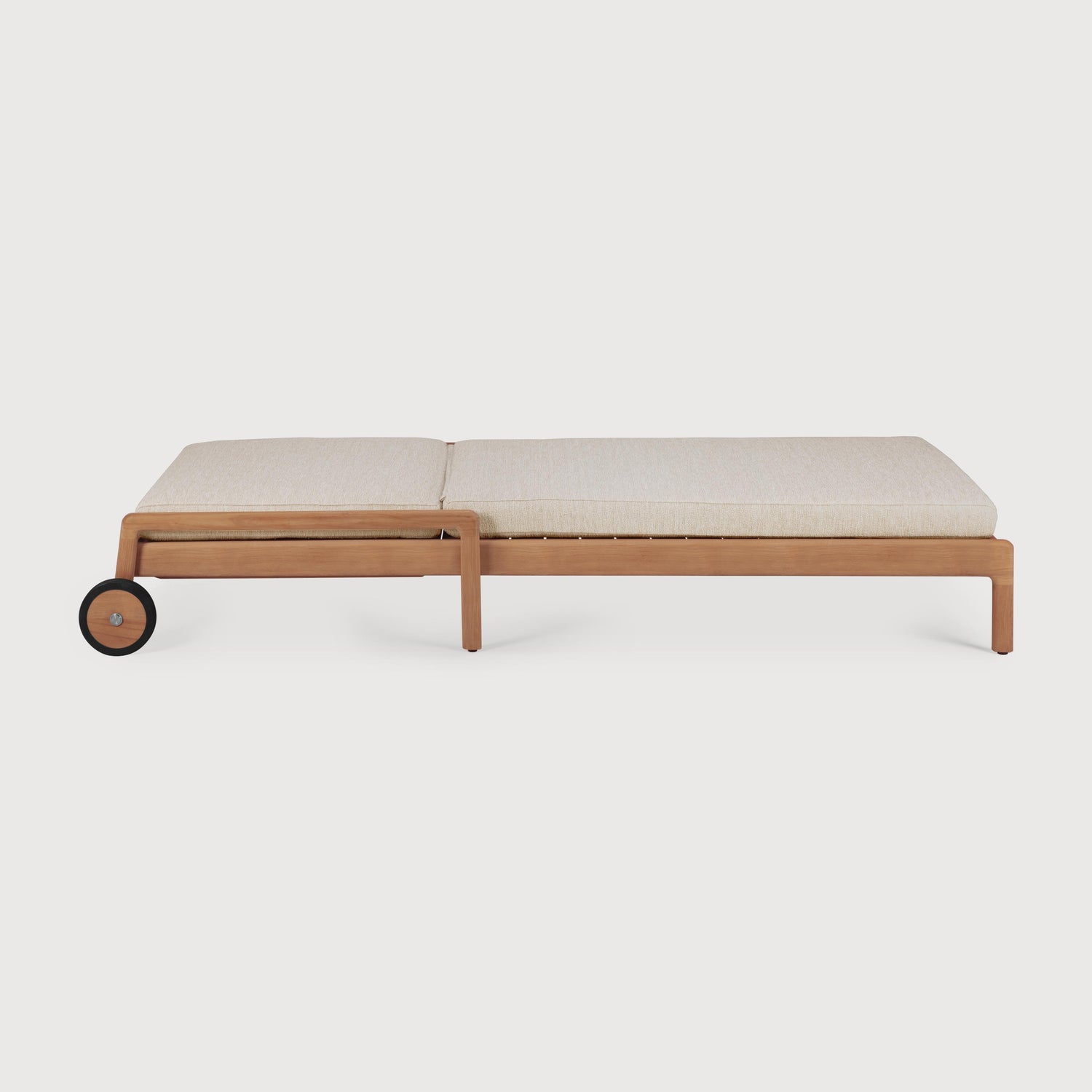 Jack Gartenliege verstellbar - Teak - Naturstoff - 216 x 84 x 34 cm - ZEN ZONE Furniture