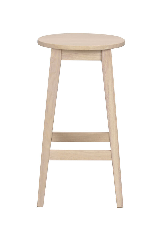 AUSTIN Hocker Weiß pigmentiert 35x35x65cm - ZEN ZONE Furniture