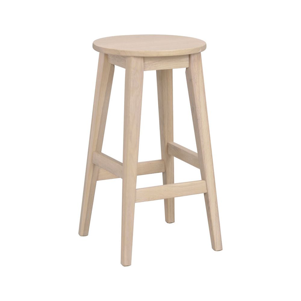 AUSTIN Hocker Weiß pigmentiert 35x35x65cm - ZEN ZONE Furniture