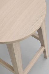 AUSTIN Hocker Weiß pigmentiert 35x35x65cm - ZEN ZONE Furniture