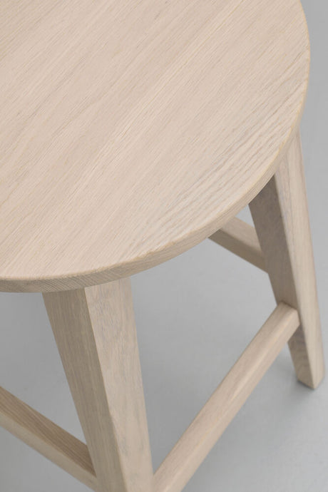 AUSTIN Hocker Weiß pigmentiert 35x35x65cm - ZEN ZONE Furniture