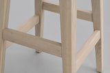 AUSTIN Hocker Weiß pigmentiert 35x35x65cm - ZEN ZONE Furniture