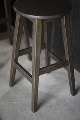 AUSTIN Hocker Braun 35x35x65cm - ZEN ZONE Furniture