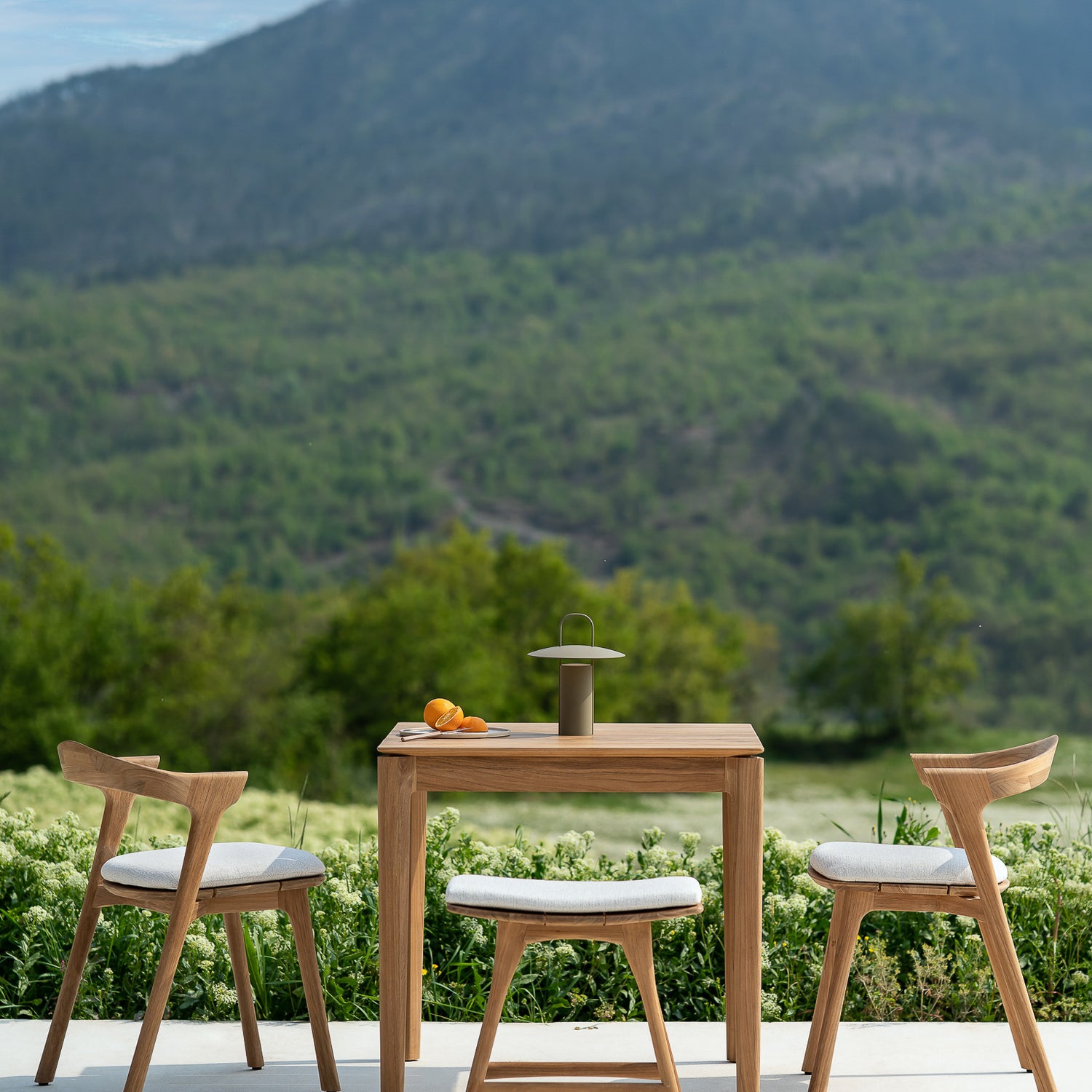 Bok Gartentisch - Teak - quadratisch - 80 x 80 x 76 cm - ZEN ZONE