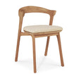 Bok Gartenstuhl - Teak - Naturstoff - 50 x 54 x 76 cm - ZEN ZONE