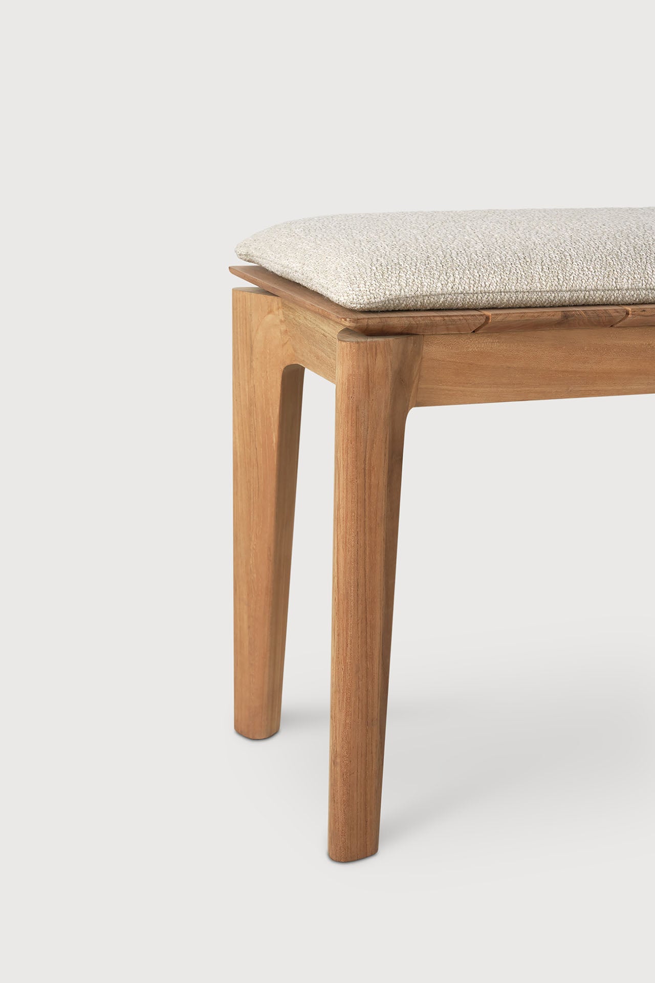 Bok Gartenbank - Teak - Naturstoff - 2+ Sitzer - 137 x 35 x 49 cm - ZEN ZONE Furniture