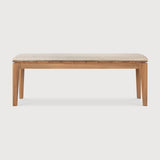 Bok Gartenbank - Teak - Naturstoff - 2+ Sitzer - 137 x 35 x 49 cm - ZEN ZONE Furniture