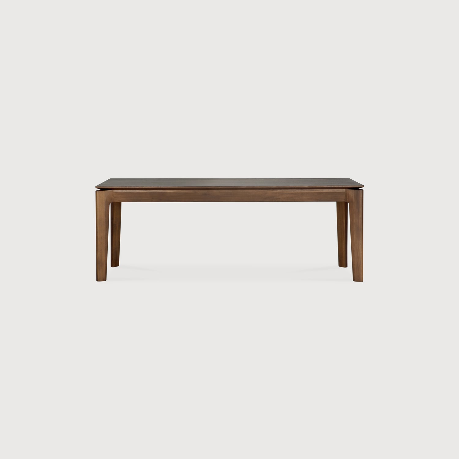 Bok Sitzbank - lackiertes Teak - braun - 126 x 35 x 46 cm - ZEN ZONE Furniture