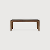 Bok Sitzbank - lackiertes Teak - braun - 126 x 35 x 46 cm - ZEN ZONE Furniture
