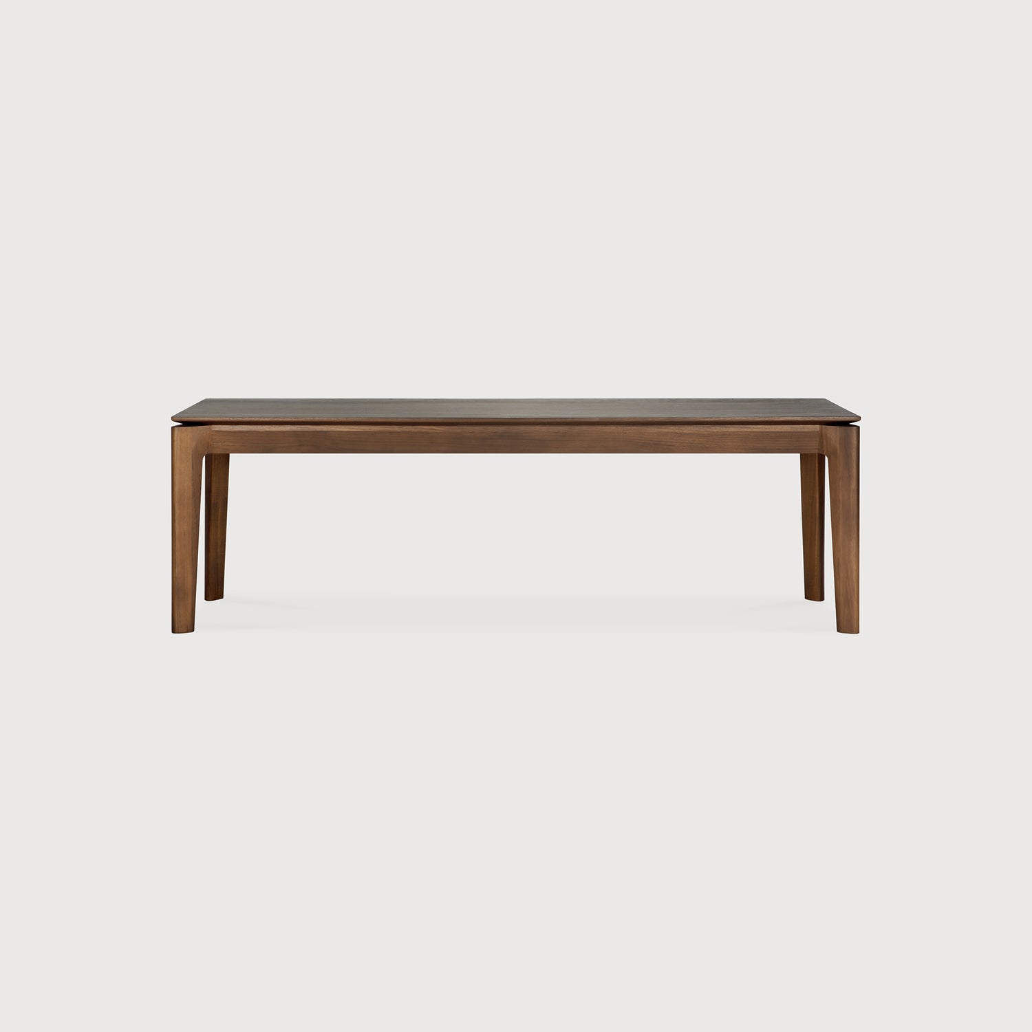 Bok Sitzbank - lackiertes Teak - braun - 146 x 35 x 46 cm - ZEN ZONE Furniture