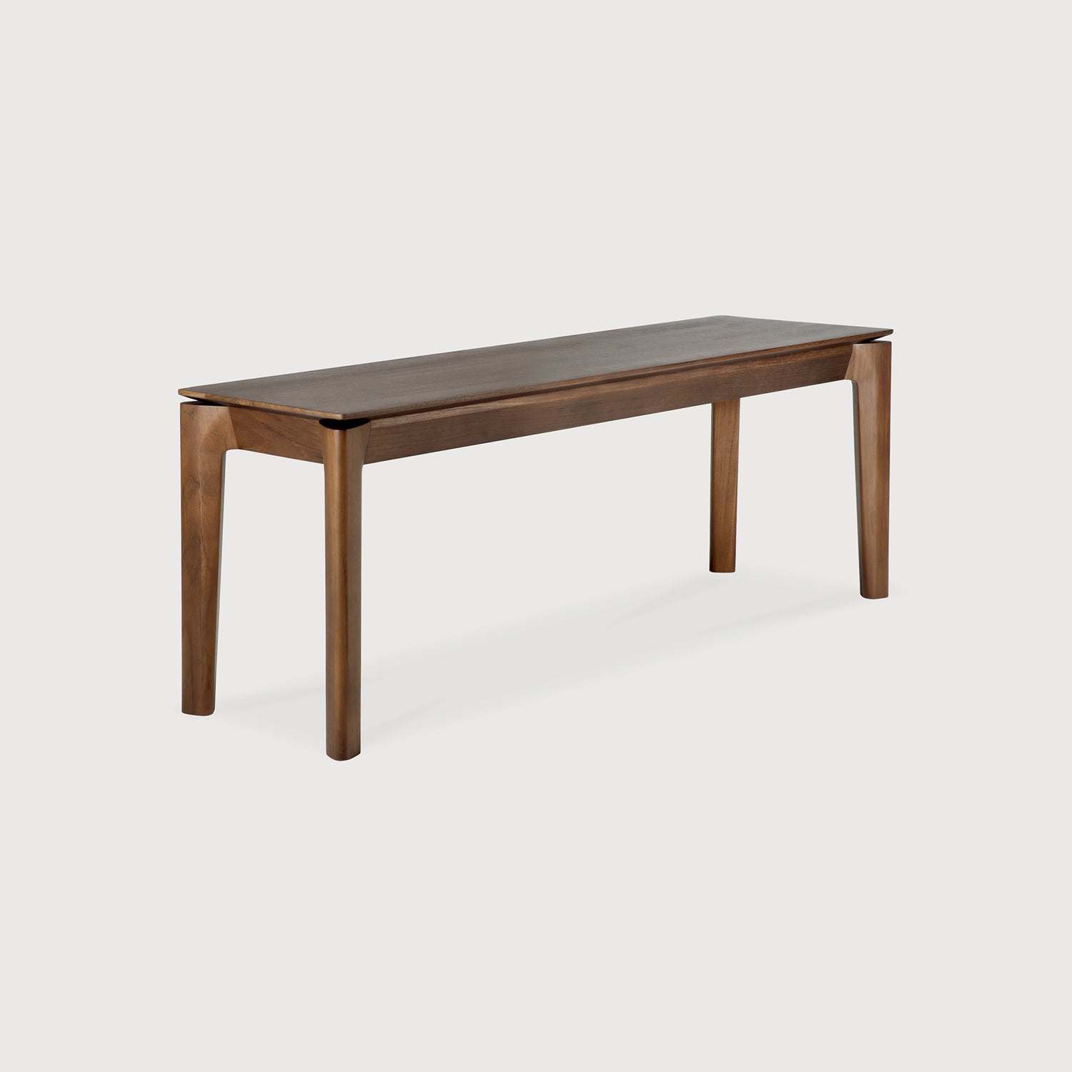 Bok Sitzbank - lackiertes Teak - braun - 146 x 35 x 46 cm - ZEN ZONE Furniture
