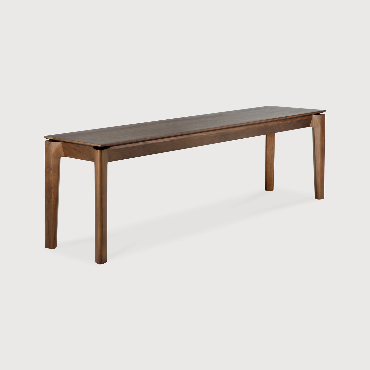Bok Sitzbank - lackiertes Teak - braun - 166 x 35 x 46 cm - ZEN ZONE Furniture