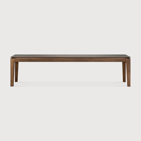 Bok Sitzbank - lackiertes Teak - braun - 186 x 35 x 46 cm - ZEN ZONE Furniture