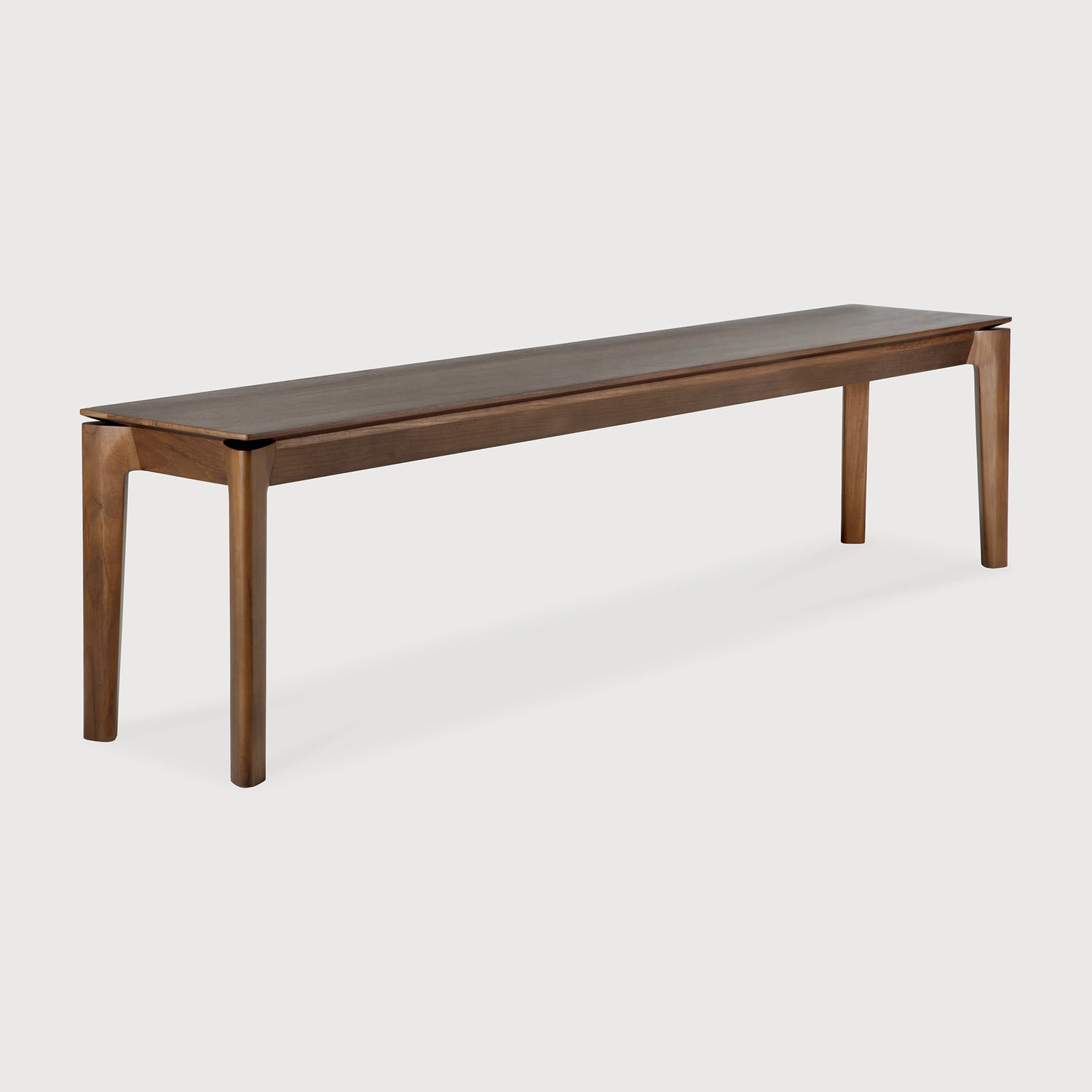 Bok Sitzbank - lackiertes Teak - braun - 186 x 35 x 46 cm - ZEN ZONE Furniture