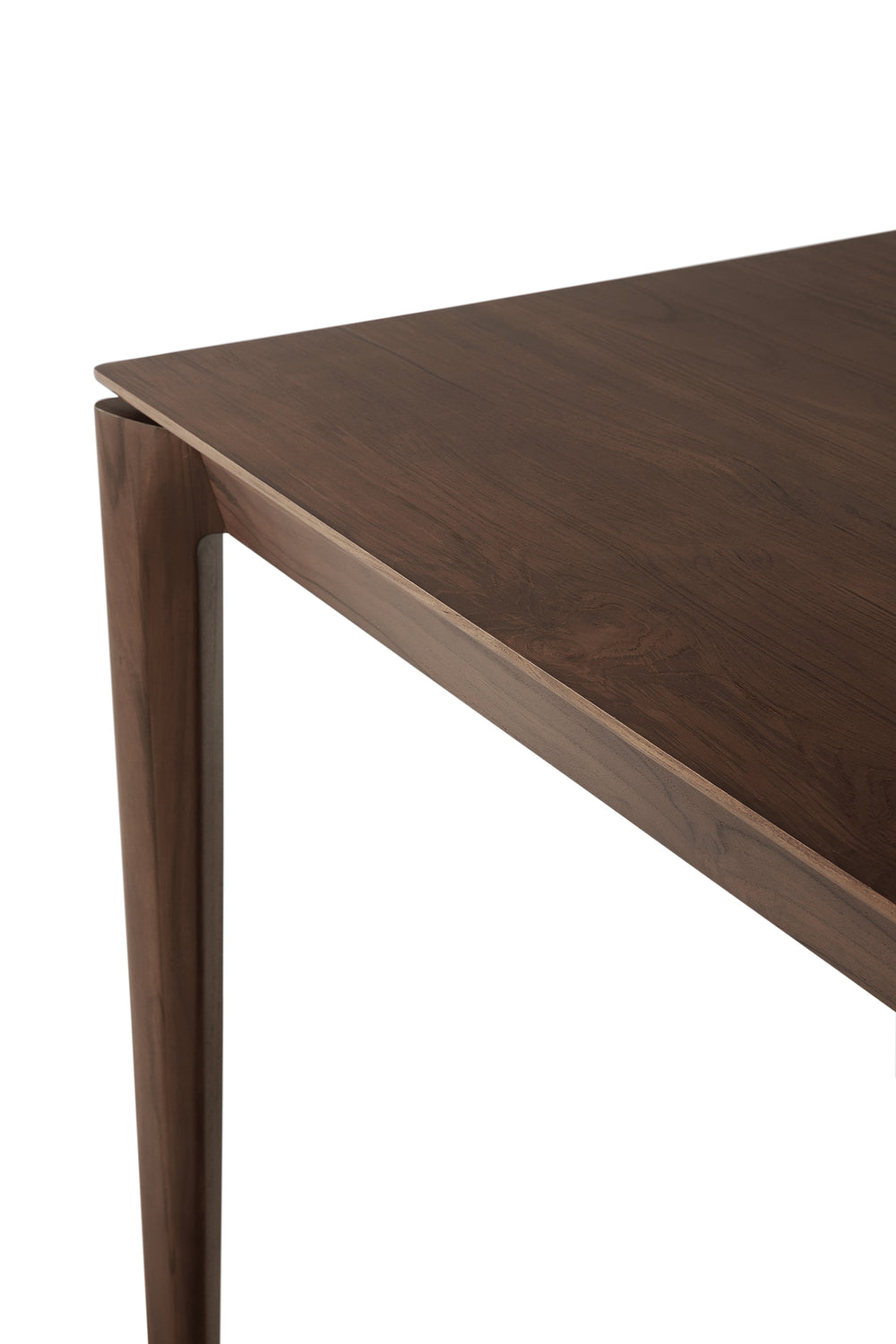 Bok Esstisch - lackiertes Teak - braun - rechteckig - 220 x 95 x 76 cm - ZEN ZONE Furniture
