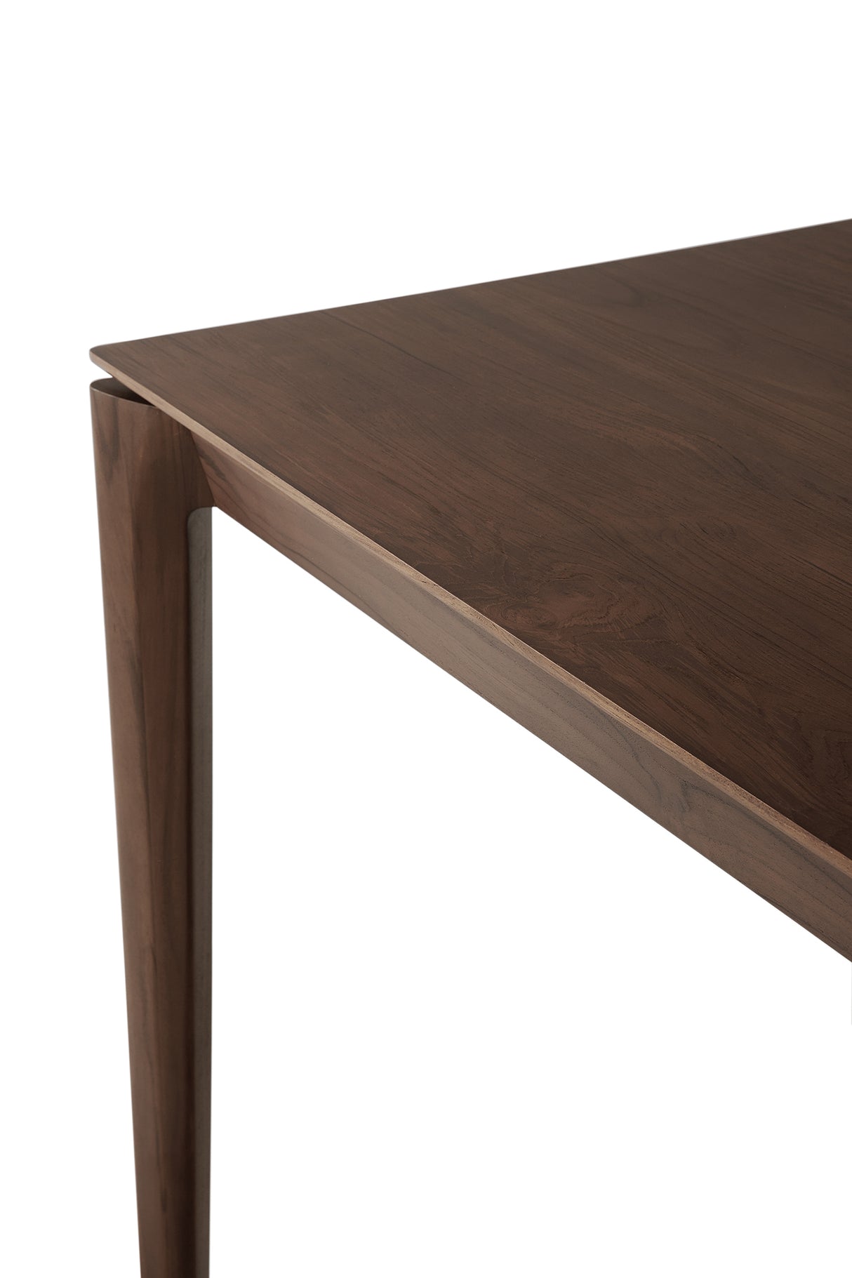 Bok Esstisch - lackiertes Teak - braun - rechteckig - 220 x 95 x 76 cm - ZEN ZONE Furniture