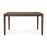 Bok Esstisch - lackiertes Teak - braun - rechteckig - 140 x 80 x 76 cm - ZEN ZONE Furniture