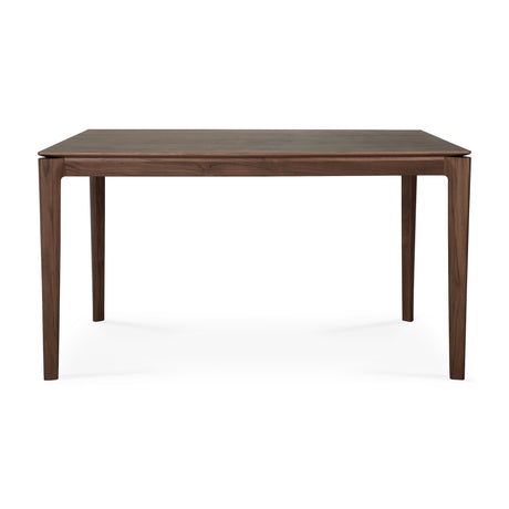 Bok Esstisch - lackiertes Teak - braun - rechteckig - 140 x 80 x 76 cm - ZEN ZONE Furniture