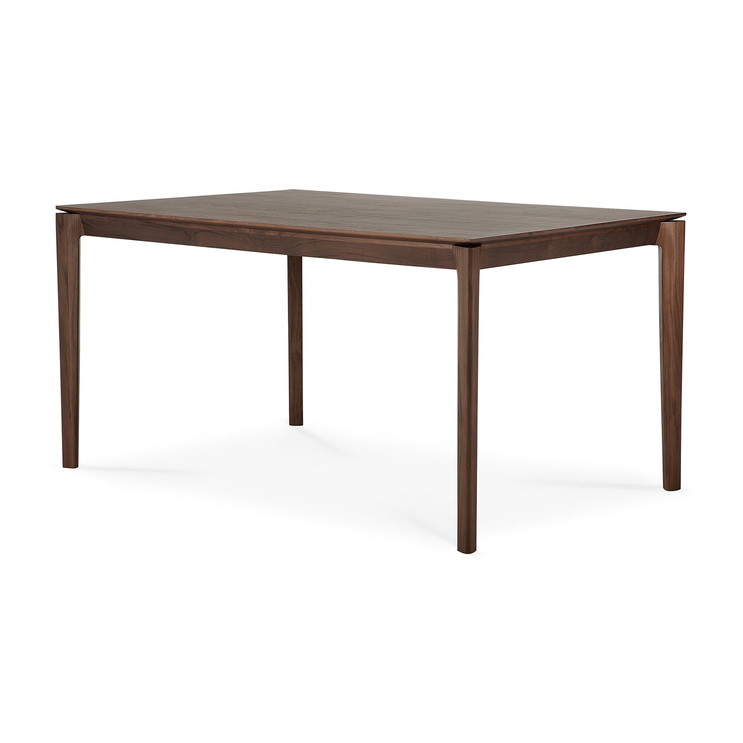 Bok Esstisch - lackiertes Teak - braun - rechteckig - 140 x 80 x 76 cm - ZEN ZONE Furniture