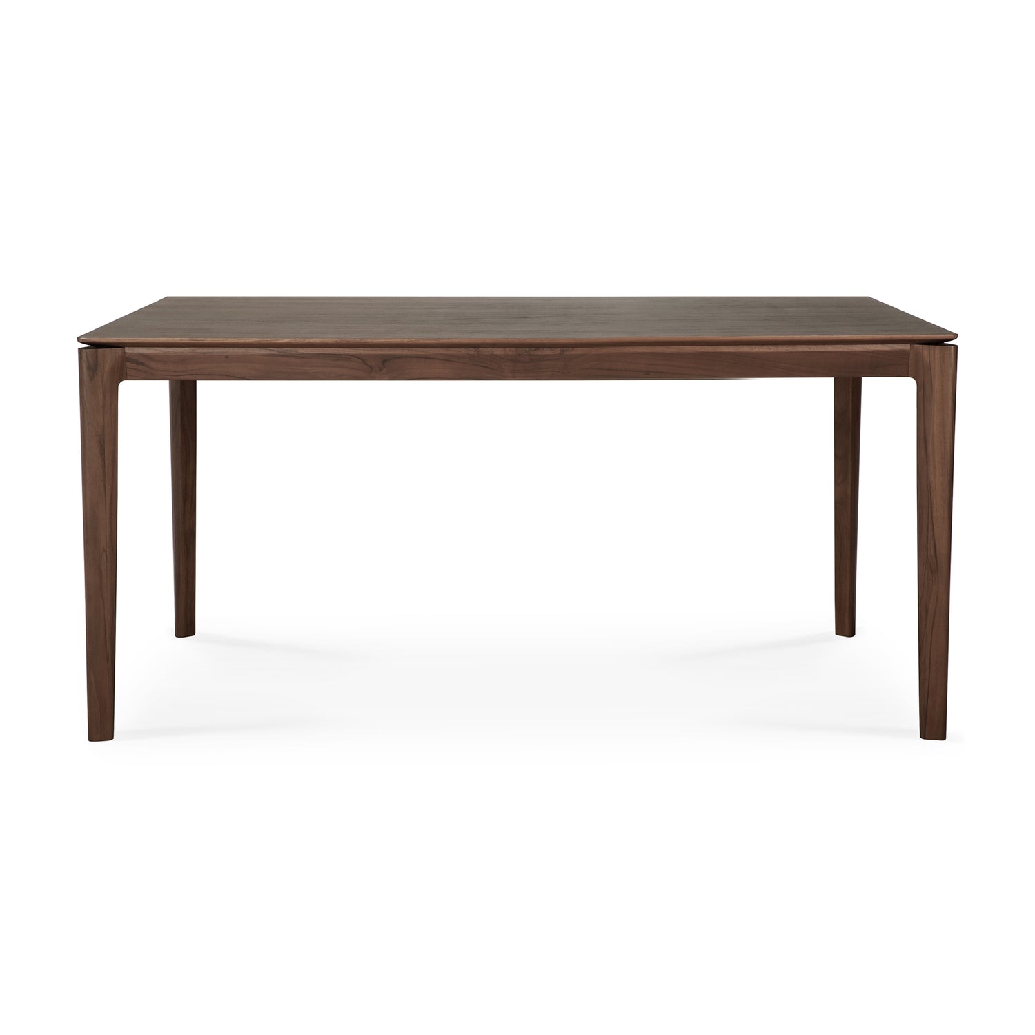 Bok Esstisch - lackiertes Teak - braun - rechteckig - 160 x 80 x 76 cm - ZEN ZONE Furniture
