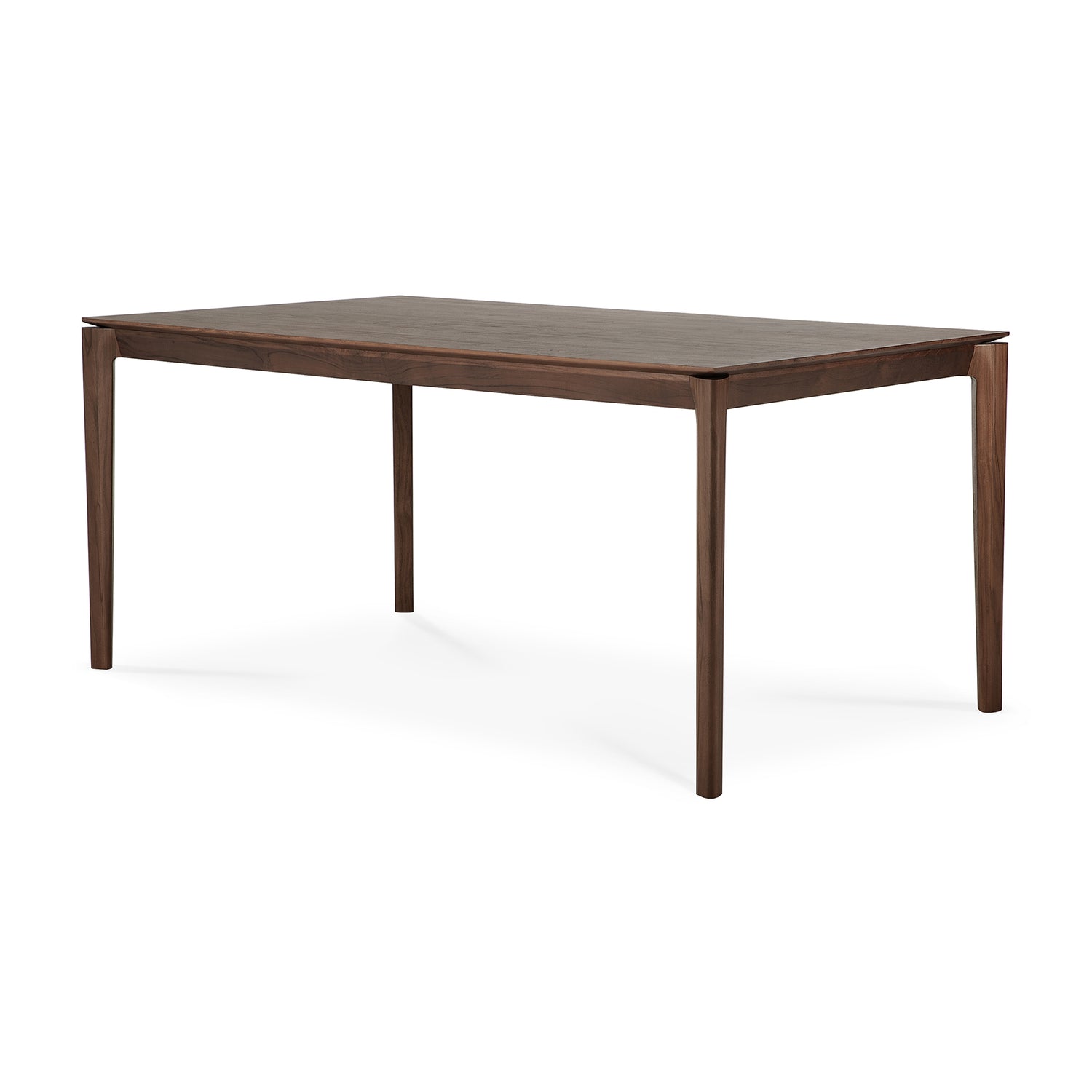 Bok Esstisch - lackiertes Teak - braun - rechteckig - 160 x 80 x 76 cm - ZEN ZONE Furniture