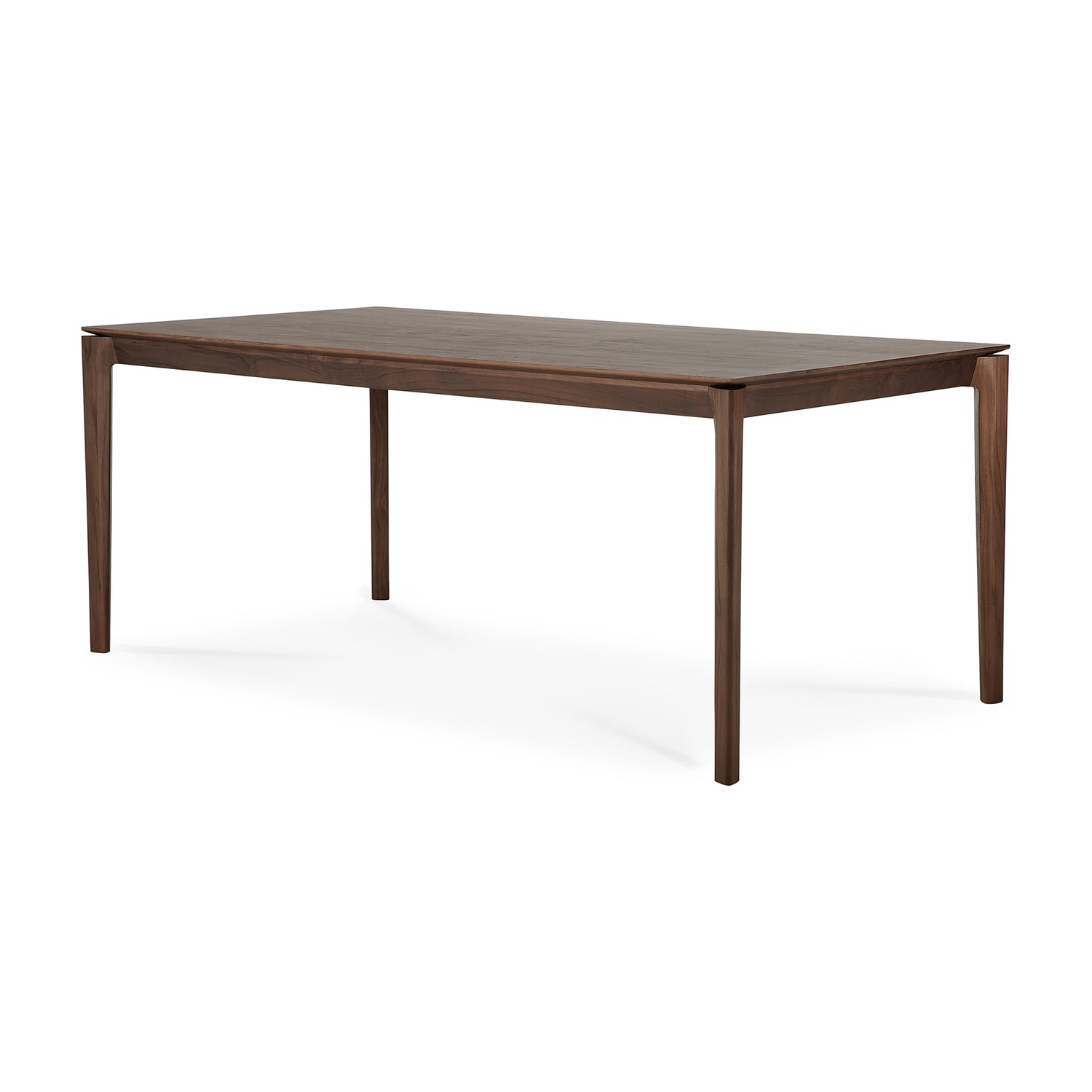 Bok Esstisch - lackiertes Teak - braun - rechteckig - 180 x 90 x 76 cm - ZEN ZONE Furniture