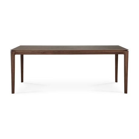 Bok Esstisch - lackiertes Teak - braun - rechteckig - 200 x 95 x 76 cm - ZEN ZONE Furniture
