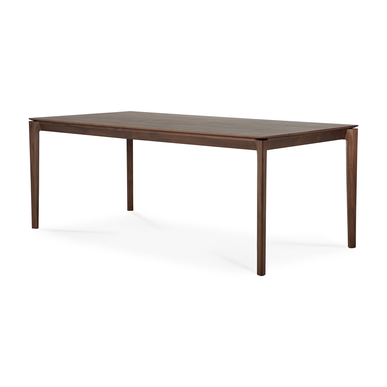 Bok Esstisch - lackiertes Teak - braun - rechteckig - 200 x 95 x 76 cm - ZEN ZONE Furniture