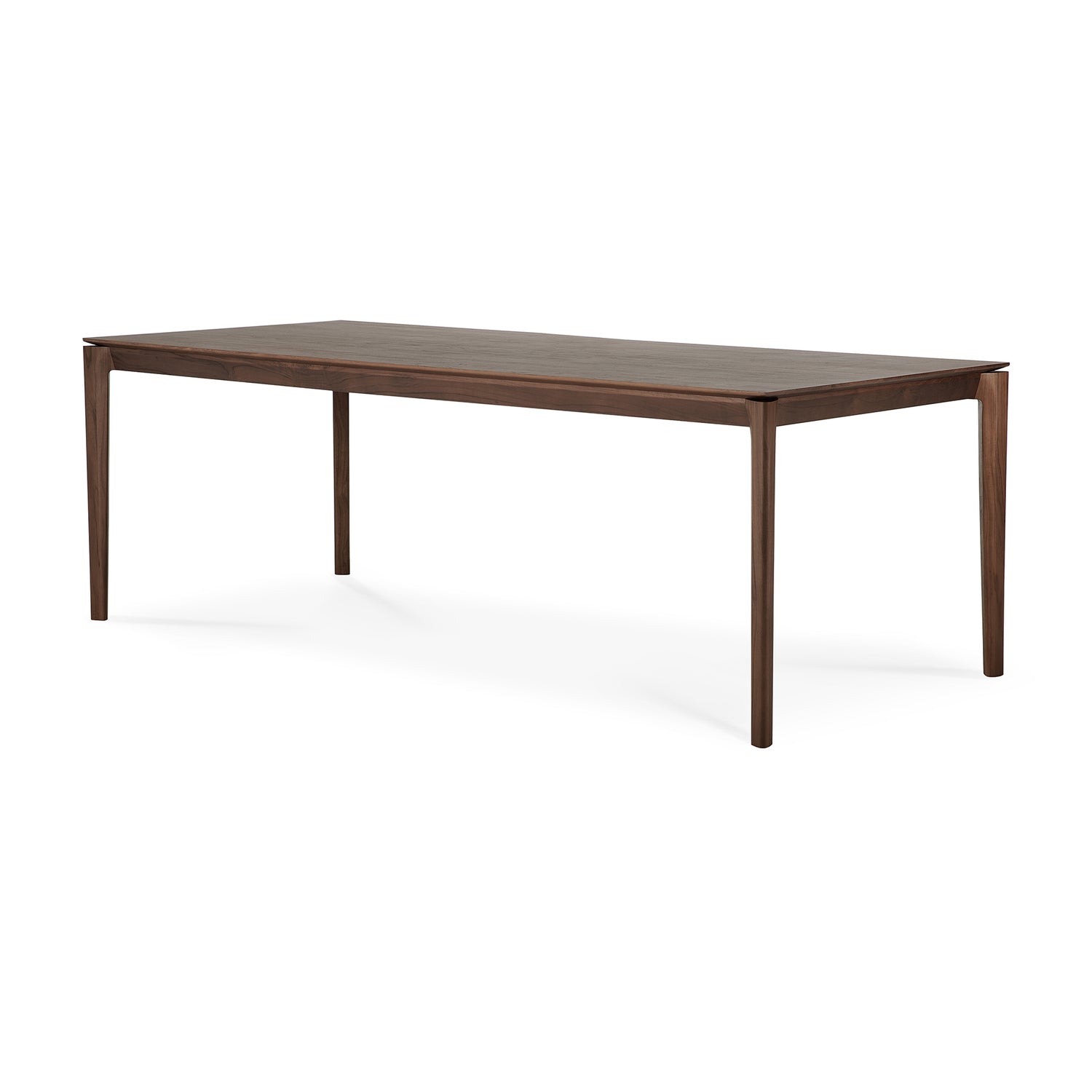 Bok Esstisch - lackiertes Teak - braun - rechteckig - 220 x 95 x 76 cm - ZEN ZONE Furniture