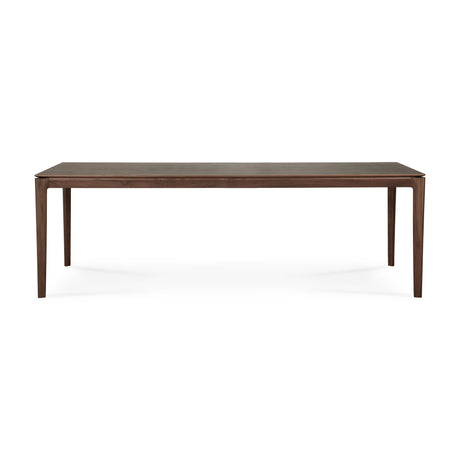 Bok Esstisch - lackiertes Teak - braun - rechteckig - 240 x 100 x 76 cm - ZEN ZONE Furniture