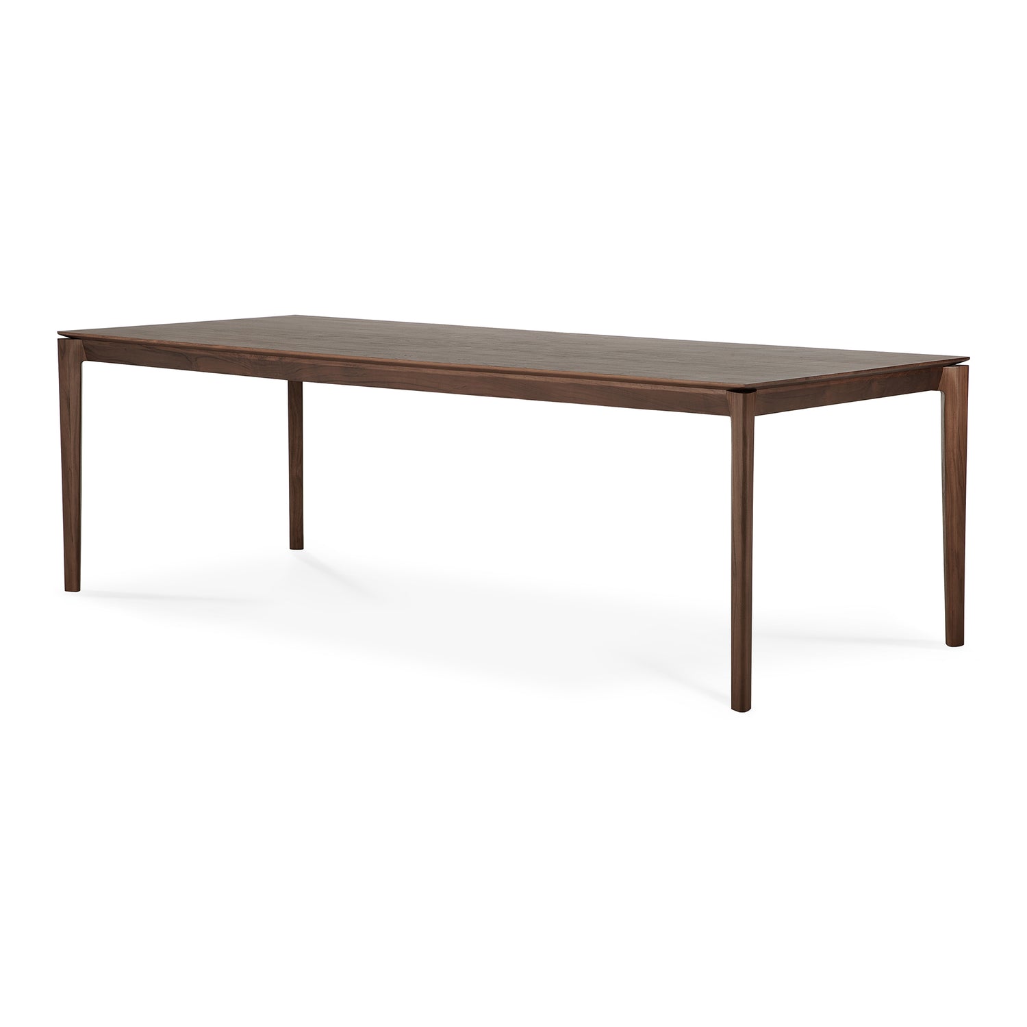 Bok Esstisch - lackiertes Teak - braun - rechteckig - 240 x 100 x 76 cm - ZEN ZONE Furniture