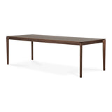 Bok Esstisch - lackiertes Teak - braun - rechteckig - 240 x 100 x 76 cm - ZEN ZONE Furniture