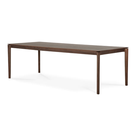 Bok Esstisch - lackiertes Teak - braun - rechteckig - 240 x 100 x 76 cm - ZEN ZONE Furniture