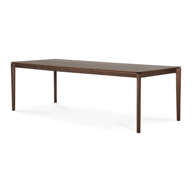 Bok Esstisch - lackiertes Teak - braun - rechteckig - 240 x 100 x 76 cm - ZEN ZONE Furniture