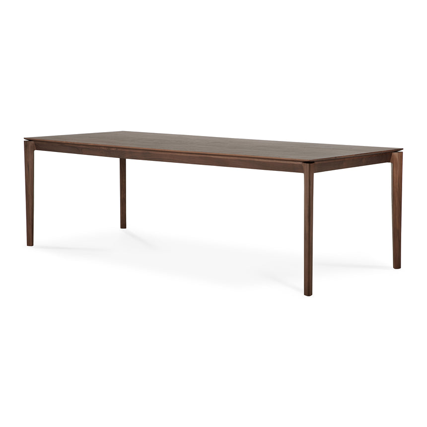 Bok Esstisch - lackiertes Teak - braun - rechteckig - 240 x 100 x 76 cm - ZEN ZONE Furniture