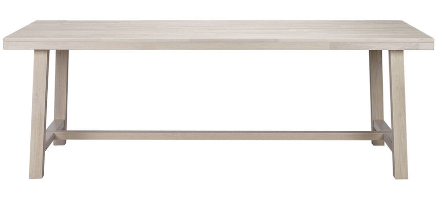 BROOKLYN Esstisch Weiß pigmentiert 220x95x75cm - ZEN ZONE