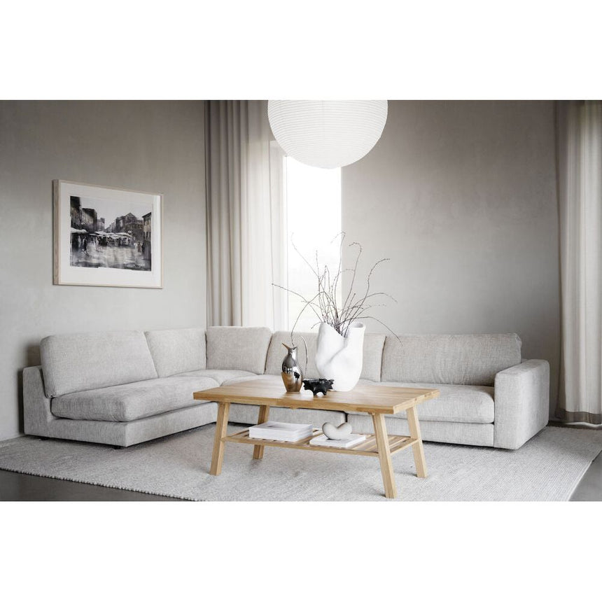 DUNCAN Ecksofa Hellgrau 345x216x78cm - ZEN ZONE