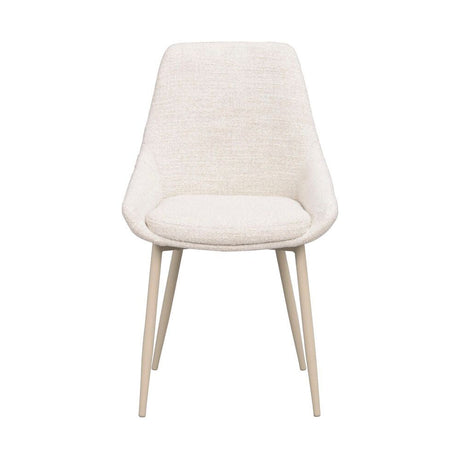 SIERRA Essstuhl Hellbeige/Beige 49x55x85cm - ZEN ZONE Furniture