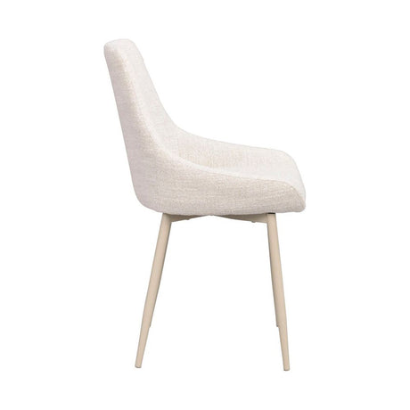 SIERRA Essstuhl Hellbeige/Beige 49x55x85cm - ZEN ZONE Furniture