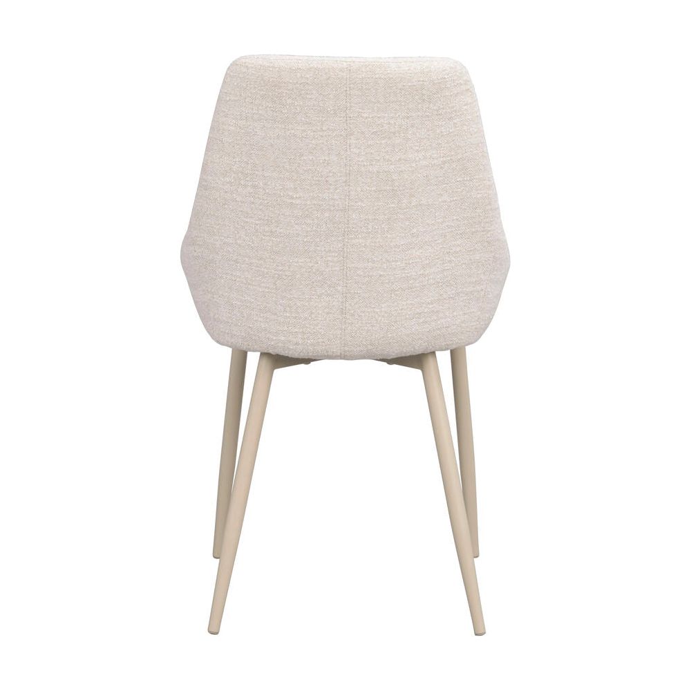 SIERRA Essstuhl Hellbeige/Beige 49x55x85cm - ZEN ZONE Furniture
