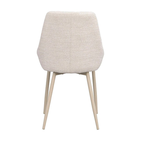 SIERRA Essstuhl Hellbeige/Beige 49x55x85cm - ZEN ZONE Furniture