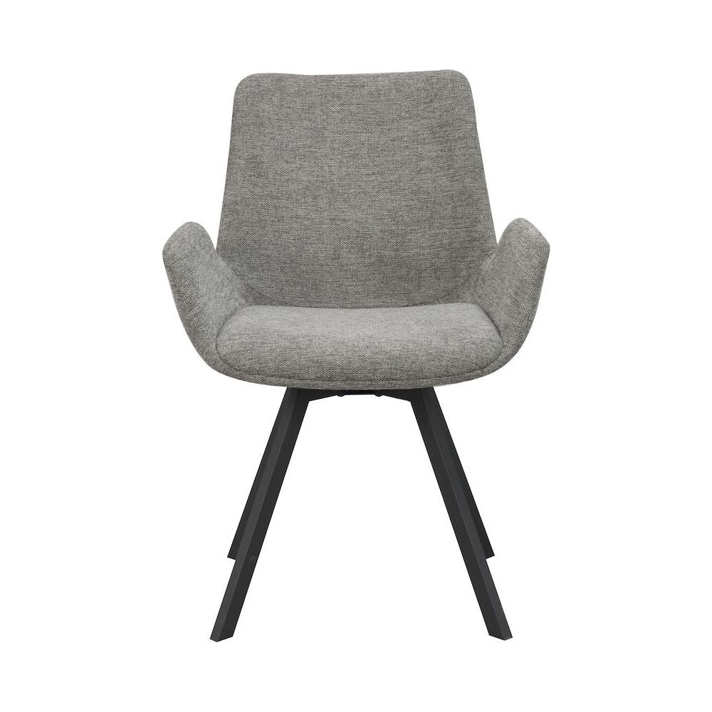 NORWELL Esszimmerstuhl Grau/Schwarz 60x58x83cm - ZEN ZONE